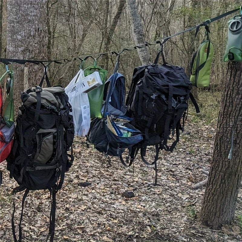 NNETM Camping Gear Storage Strap with 19 Buckles-1