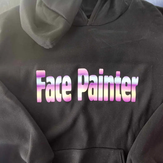 Winter Face Painter Hoodie - Black-0